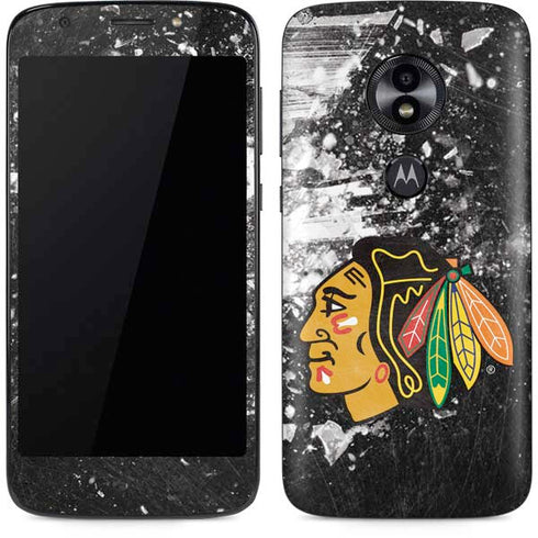 NHL Chicago Blackhawks Frozen Moto E5 Play Skin